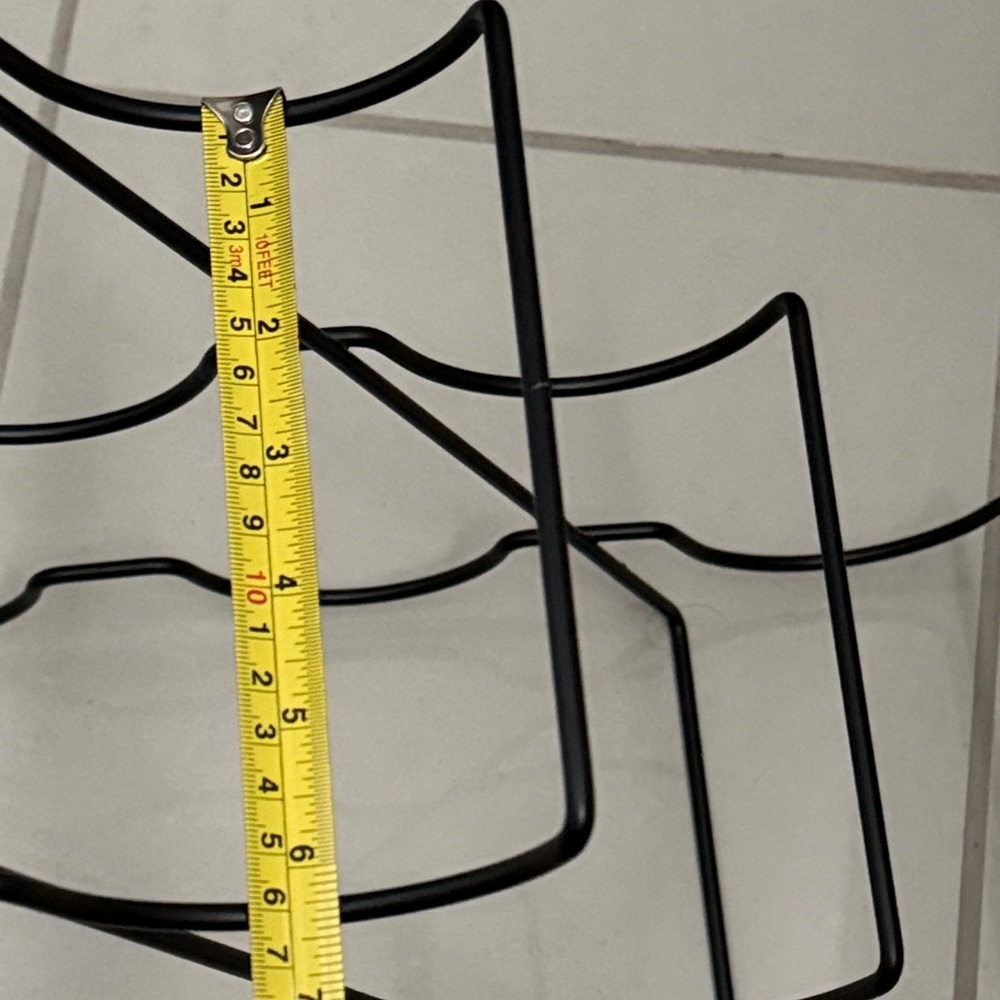 Black Metal Wine Rack - Picture 4 of 5